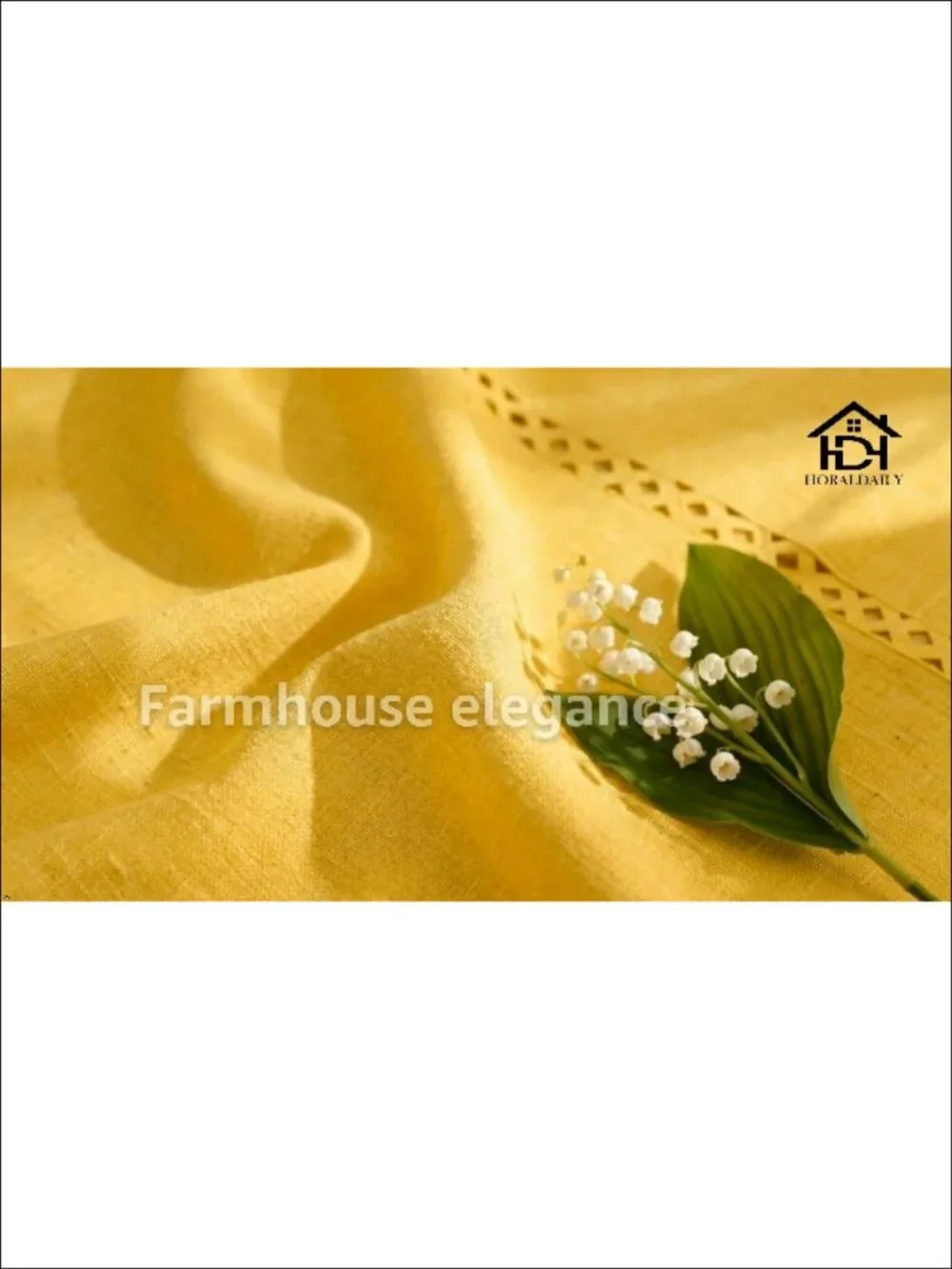 Horaldaily Rectangle Tablecloth Cutouts 60x84 Polyester Kitchen Dining
